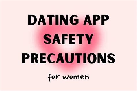 dating app precautions